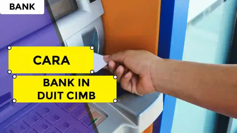 Cara Bank In Duit CIMB
