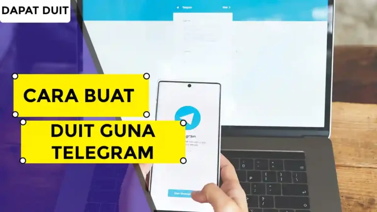Cara Buat Duit Guna Telegram