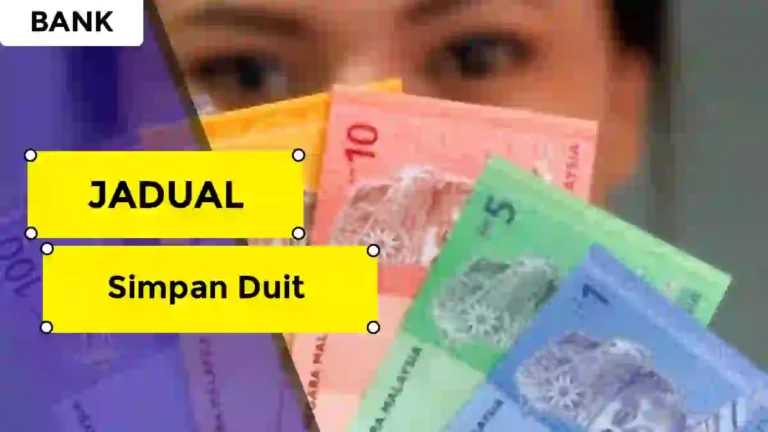 Jadual Simpan Duit