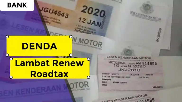 Denda Lambat Renew Roadtax