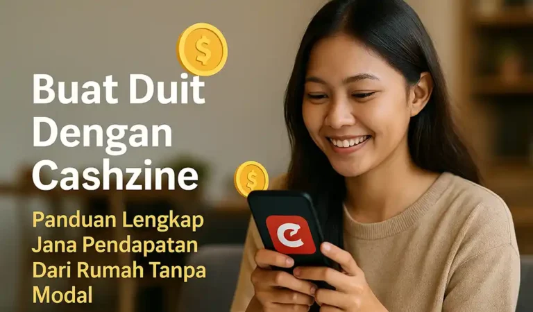 Buat Duit Dengan Cashzine, Panduan Lengkap!