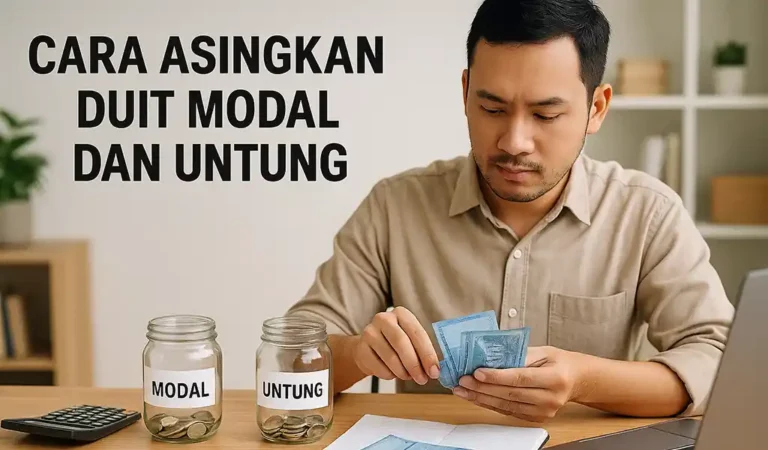 Cara Asingkan Duit Modal dan Untung Untuk Usahawan Kecil