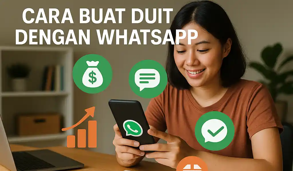 Cara Buat Duit Dengan WhatsApp Mudah & Percuma
