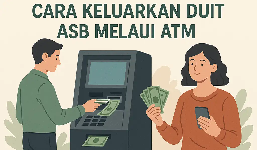 Cara Keluarkan Duit ASB Melalui ATM