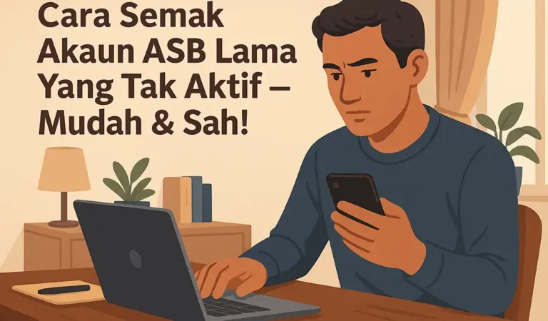 Cara Semak Akaun ASB Lama Yang Tak Aktif
