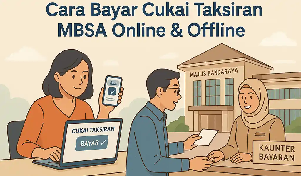 Cara Bayar Cukai Taksiran MBSA Online & Offline