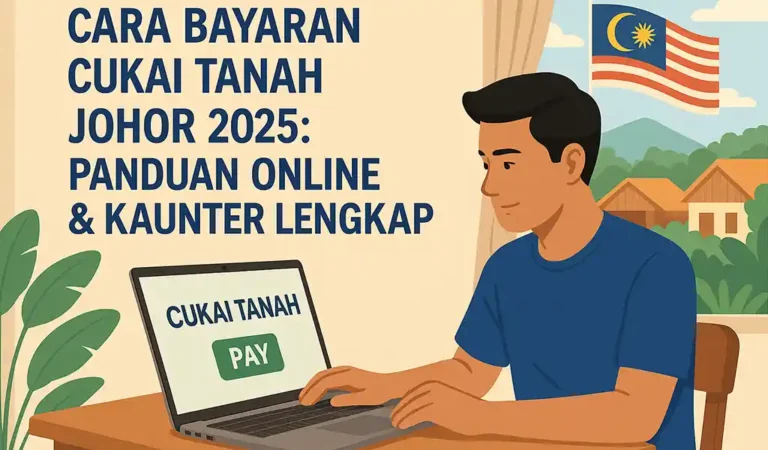 Cara Bayaran Cukai Tanah Johor Online