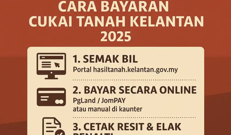Cara Bayaran Cukai Tanah Kelantan
