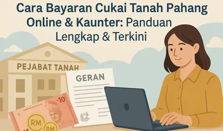 Cara Bayaran Cukai Tanah Pahang Online & Kaunter