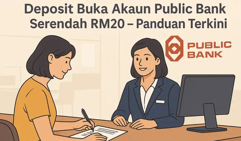 Deposit Buka Akaun Public Bank